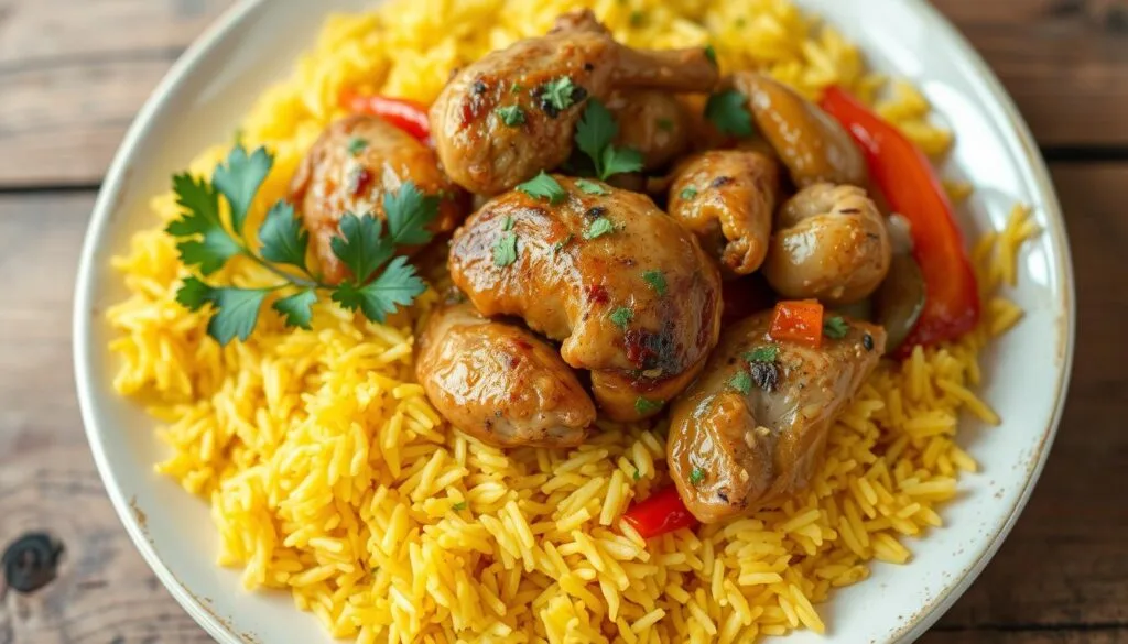 chicken and yellow rice chicken and yellow rice