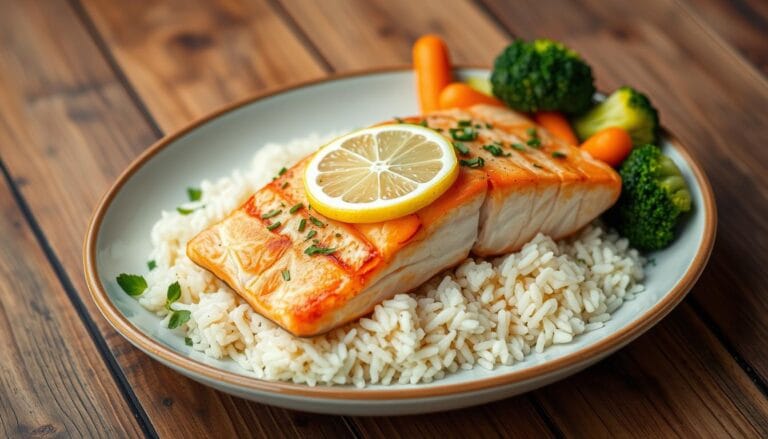 salmon rice recipe