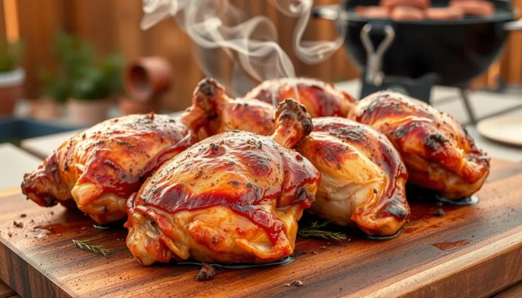 smoked chicken thighs smoked chicken thighs