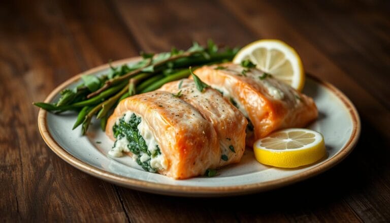stuffed salmon recipe