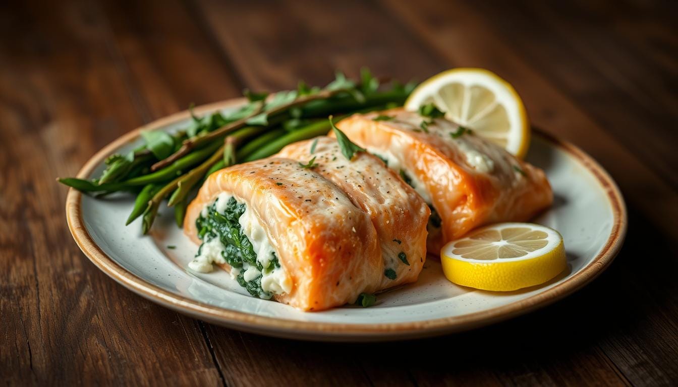 stuffed salmon recipe