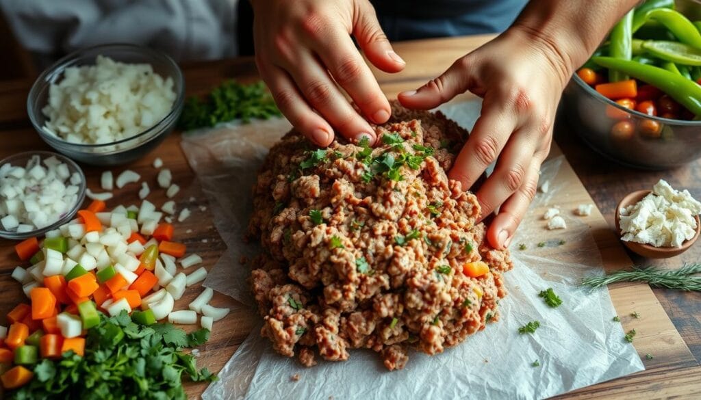 meatloaf shaping