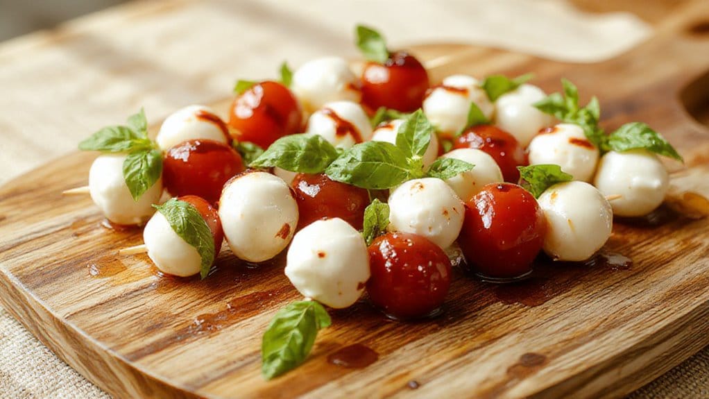 caprese skewers appetizer recipe