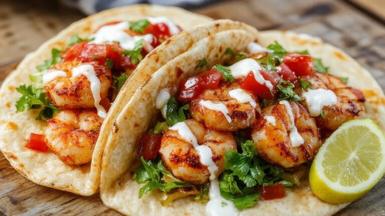 delicious grilled shrimp tacos