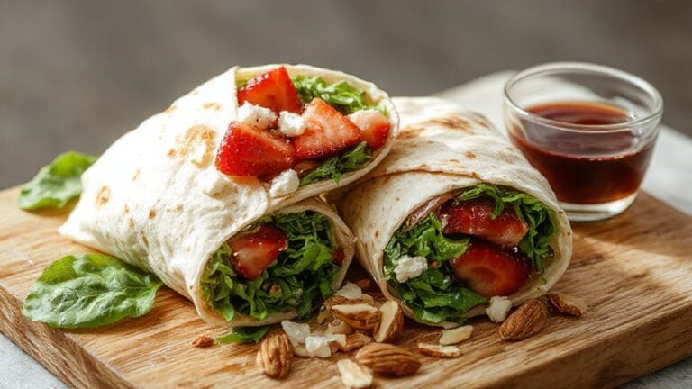 fresh fruit and greens