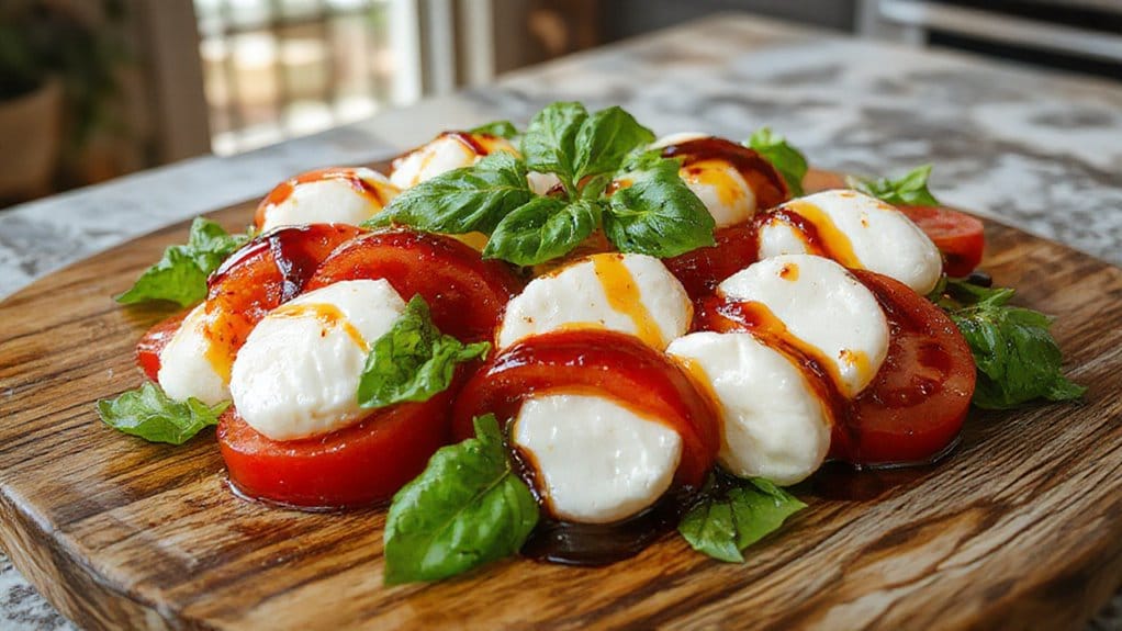 fresh italian caprese salad