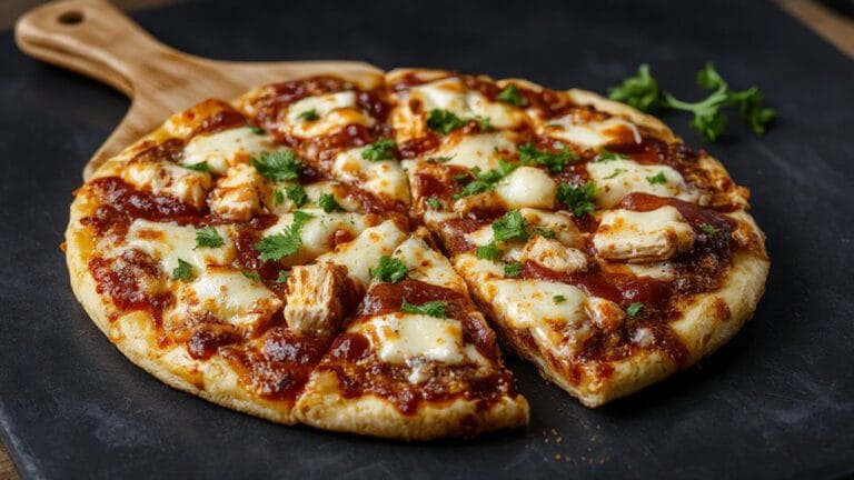 grilled chicken barbecue pizza