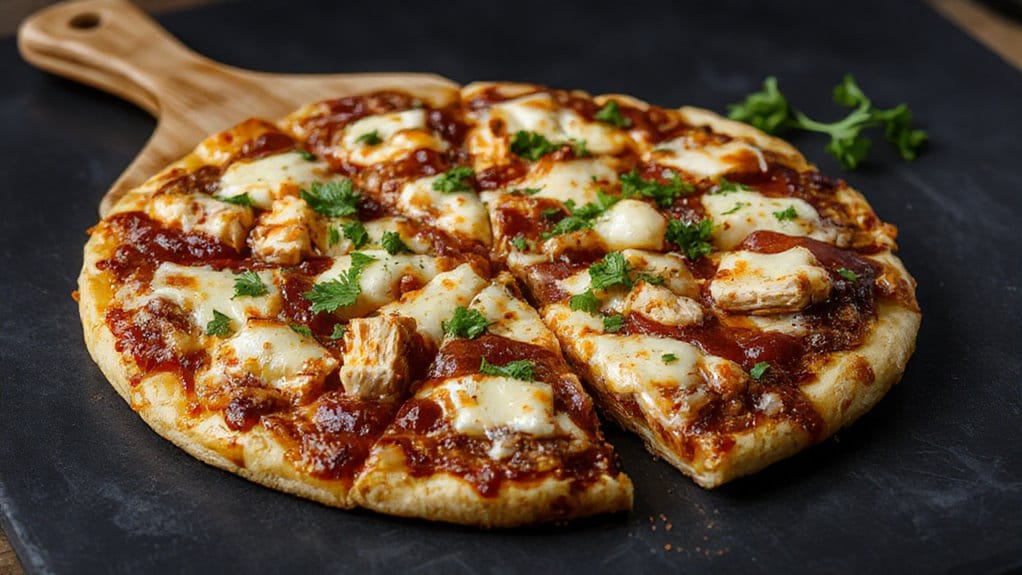 grilled chicken barbecue pizza