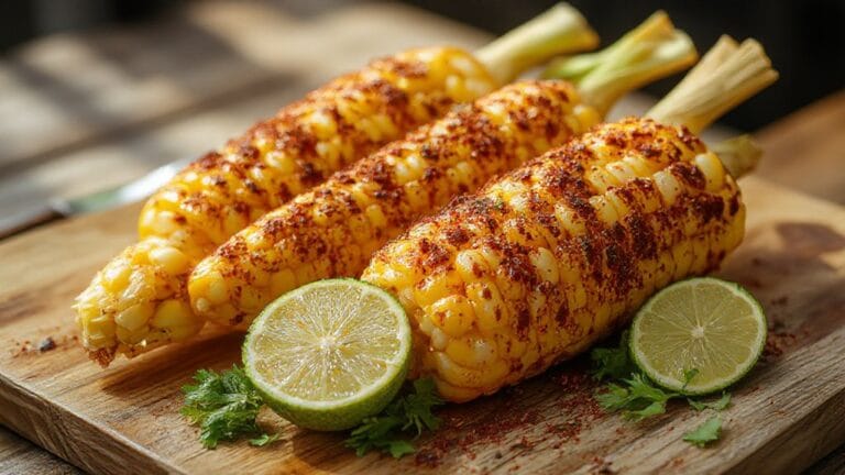 grilled corn with spice