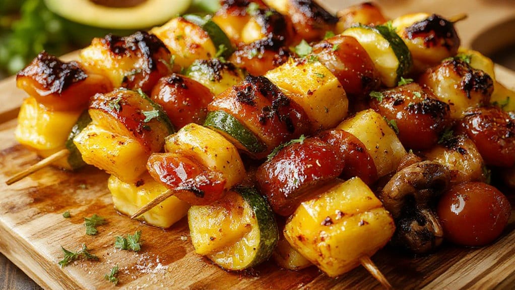 grilled vegetable skewers recipe