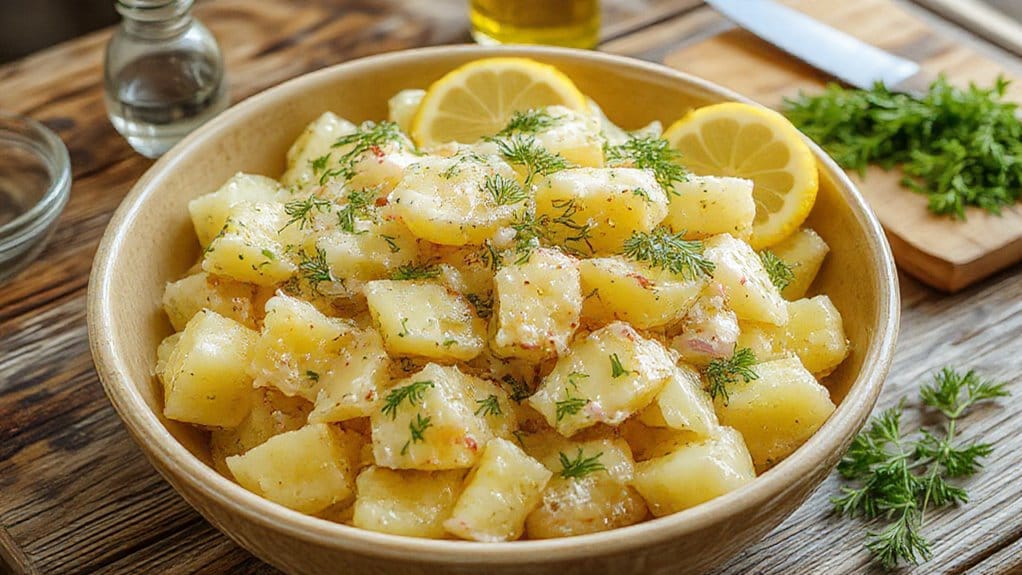 lemon dill potato salad