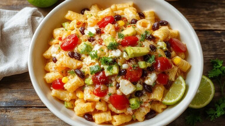 pasta salad with southwestern flavors