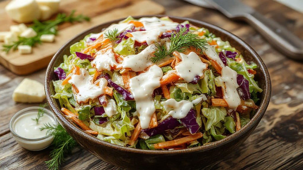 ranch slaw with vegetables