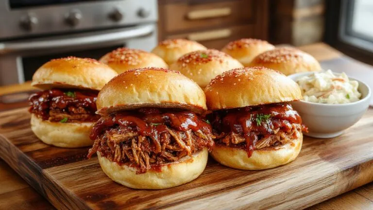 savory bbq pork sliders
