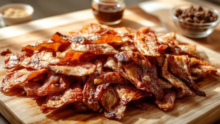 tasty savory turkey snack