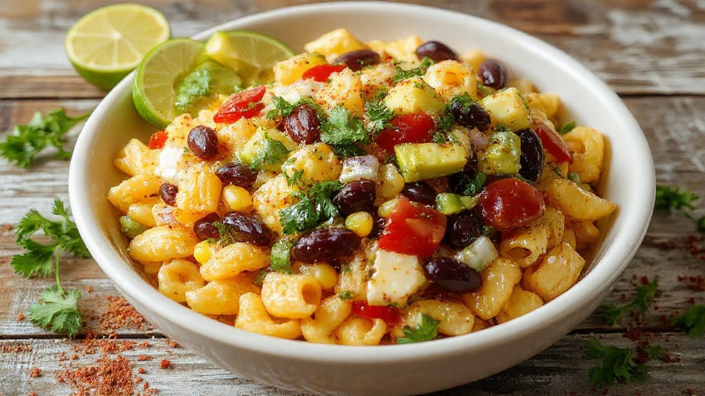 vibrant southwestern pasta salad