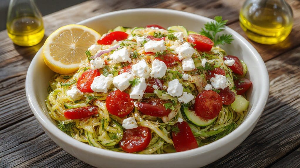 zucchini noodle salad recipe
