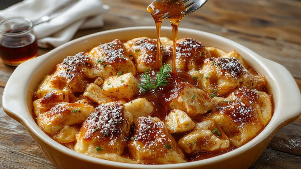 chicken waffles casserole recipe
