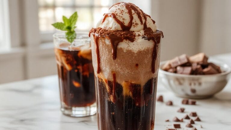 chocolate ice cream drink