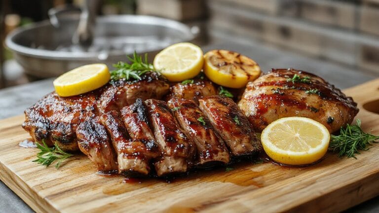 citrus marinated summer grilled meats