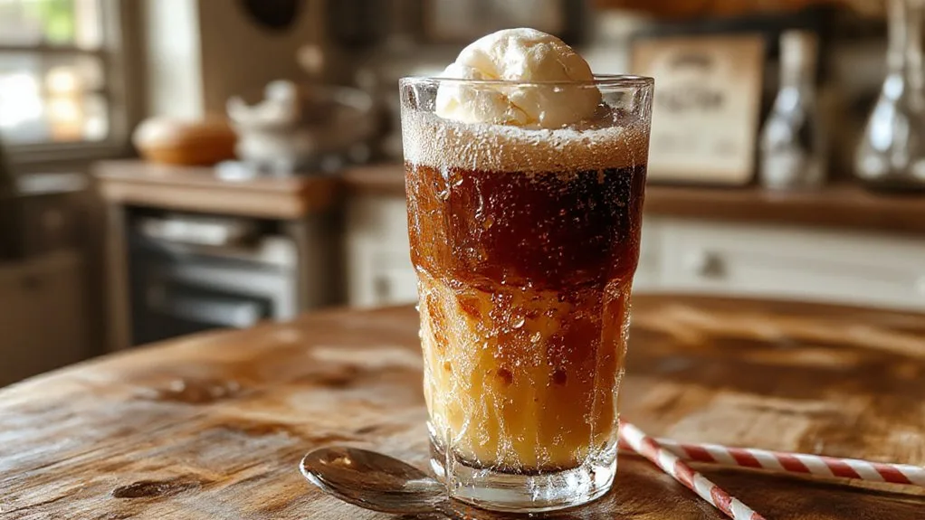 classic root beer float