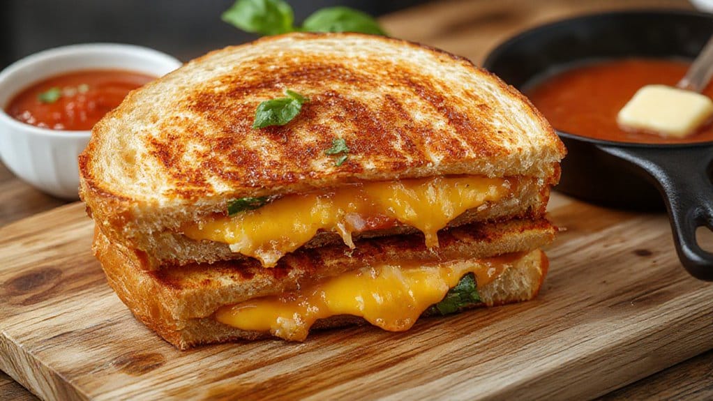 comfort food grilled cheese