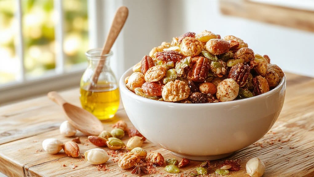crunchy roasted nuts recipe