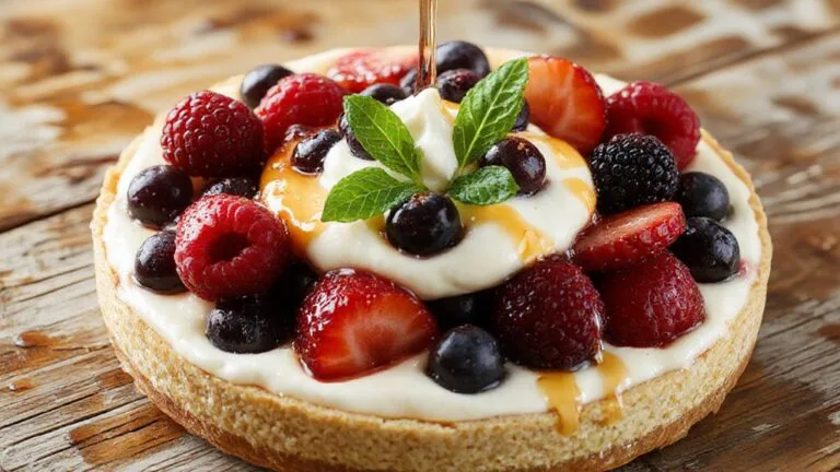 delicious desserts with berries