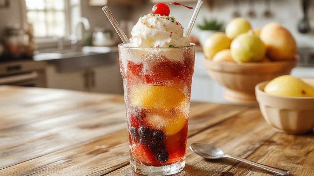 delicious fruity soda treat