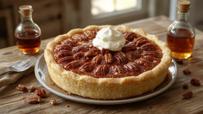 delicious maple pecan dessert