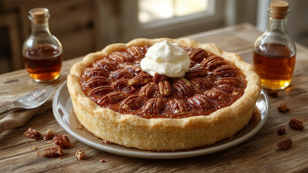 delicious maple pecan dessert