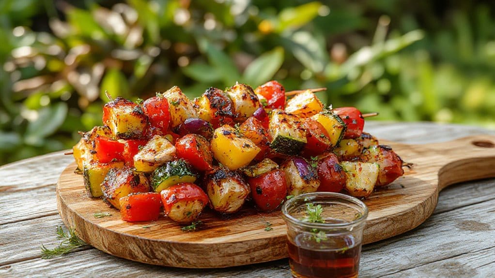 grilled vegetable skewers recipe