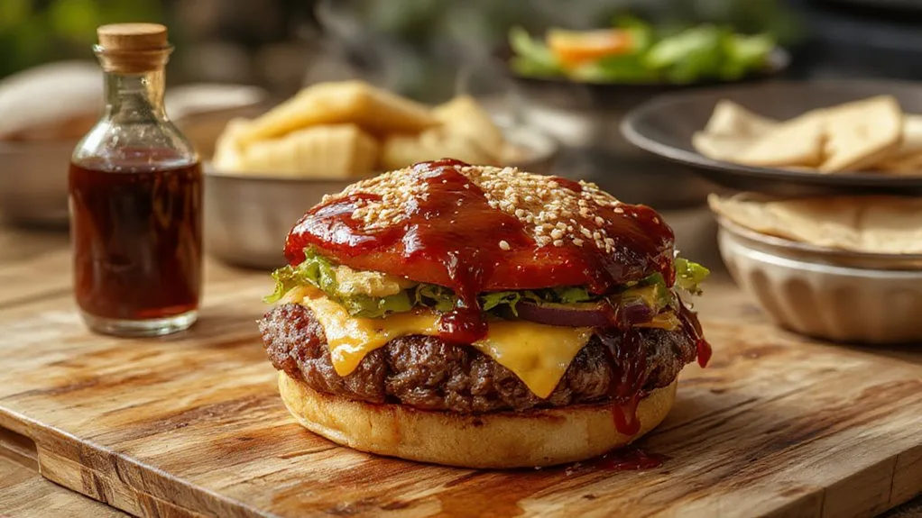 homemade summer bbq burgers