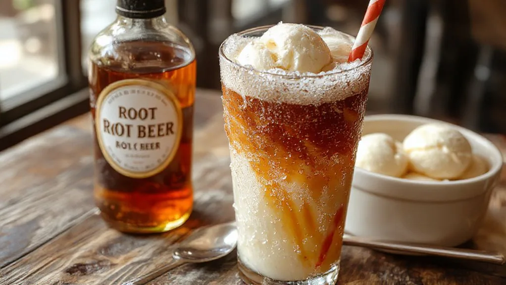 ice cream soda treat