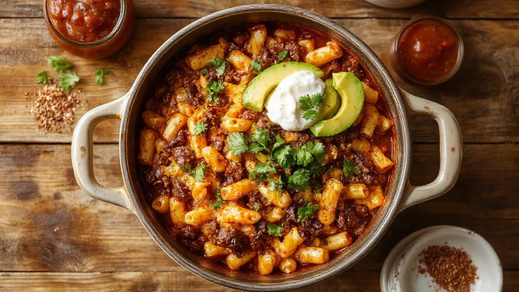 one pot taco pasta recipe