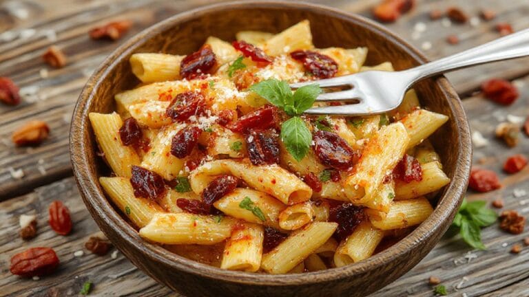 pasta with tomato dressing