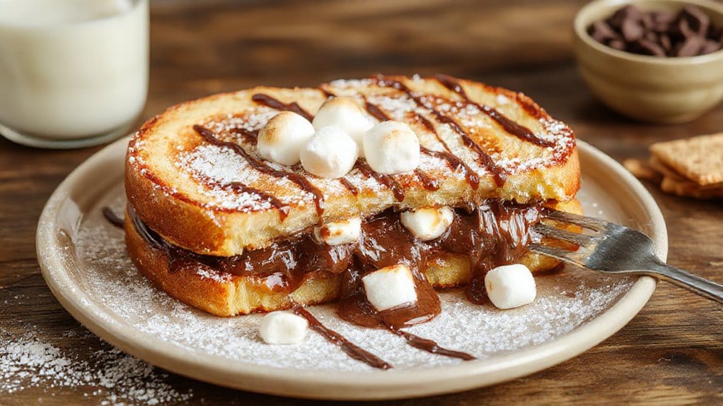 s mores filled french toast