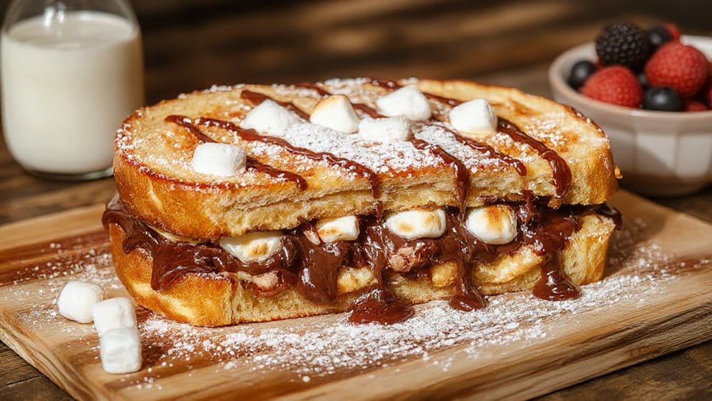 s mores stuffed french toast