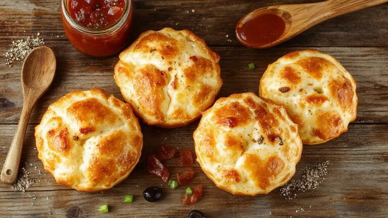 savory individual pizza pies