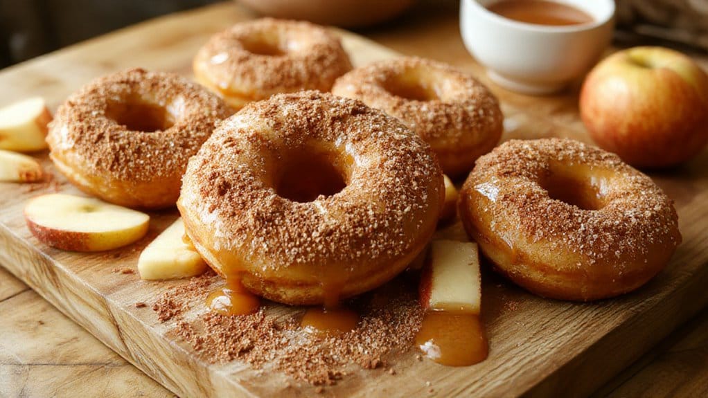 spiced apple cider donuts