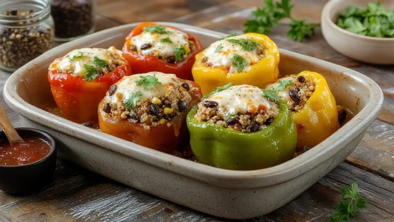 vegetarian stuffed pepper recipe