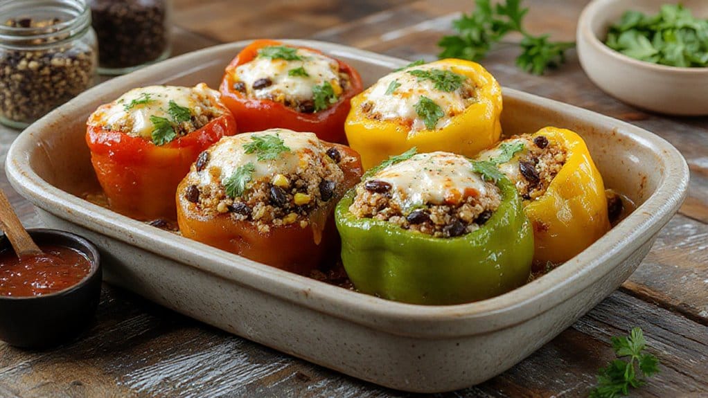 vegetarian stuffed pepper recipe