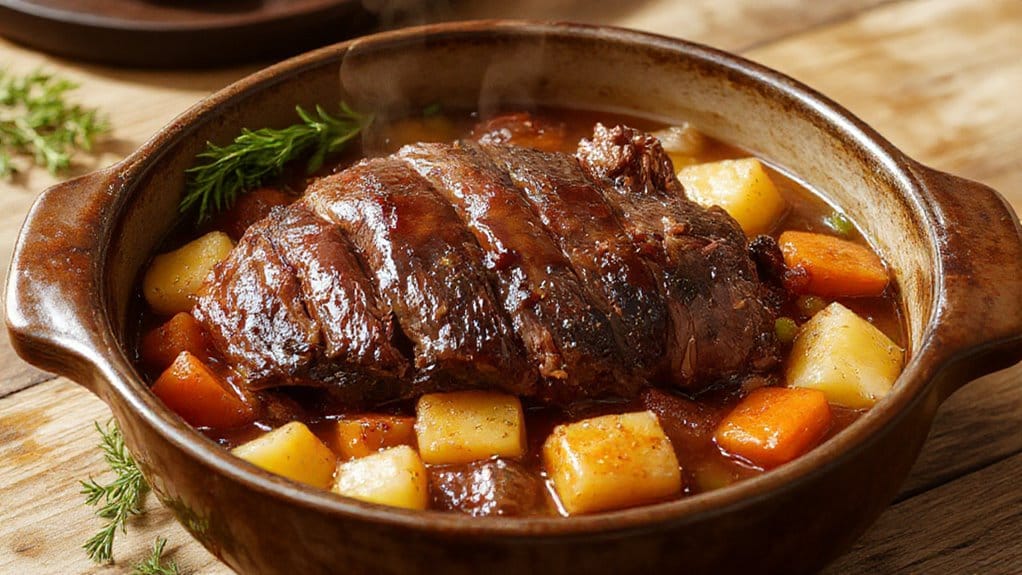classic slow cooked pot roast