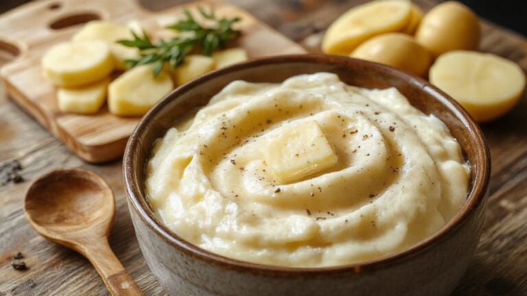 creamy fluffy mashed potatoes