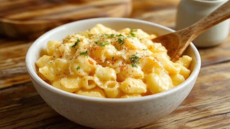 creamy pasta cheese dish