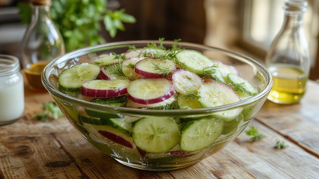 crisp cucumber salad recipe