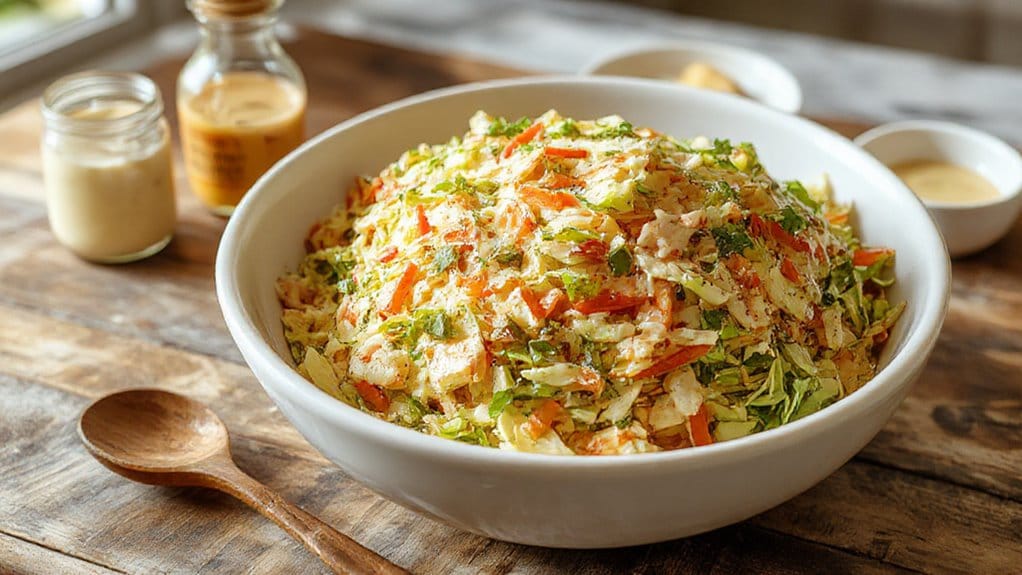 crunchy cabbage salad mix