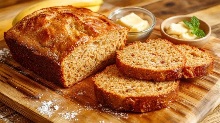 delicious homemade banana bread