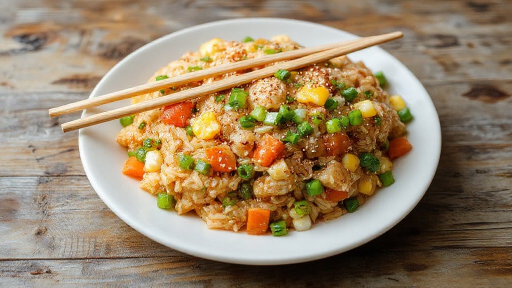 delicious homemade fried rice