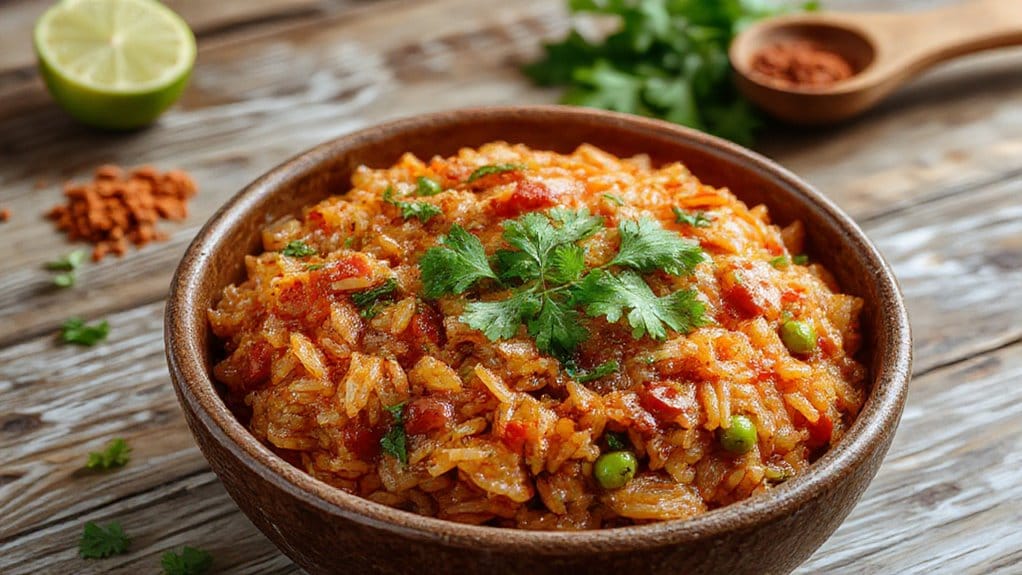 flavorful mexican rice dish